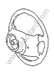 STEERING WHEEL black / black (8YR)