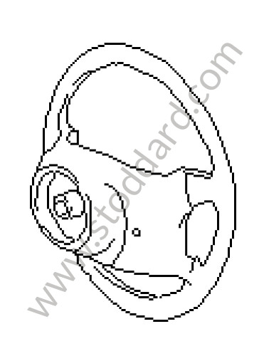 99334780456A28 - STEERING WHEEL for Porsche Boxster 986 97-04 &bull; 2000 &bull; Boxster 2.7 &bull; Cabrio &bull; Manual Gearbox, 5 Speed