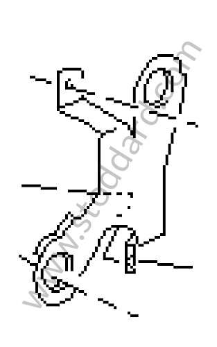 99335545101 - SUPPORT for Porsche 993 &bull; 1994 &bull; 993 Carrera 2 &bull; Coupe &bull; Manual Gearbox, 6 Speed