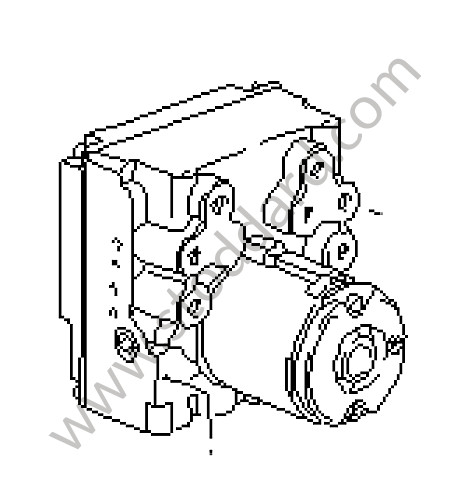 99335595500 - HYDRAULIC UNIT for Porsche 993 &bull; 1994 &bull; 993 Carrera 2 &bull; Cabrio &bull; Automatic Gearbox