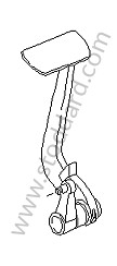 BRAKE PEDAL Left-hand drive