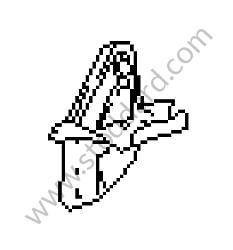 CONVERTIBLE TOP SUPPORT RIGHT (99350146600GRV)