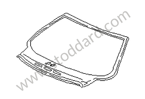 99350308704GRV - OUTER ROOF PANEL for Porsche 993 &bull; 1996 &bull; 993 Carrera 2 &bull; Targa &bull; Manual Gearbox, 6 Speed