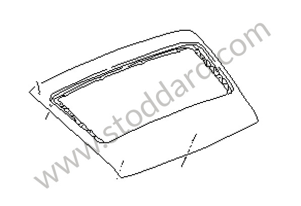 99351201000GRV - COVER for Porsche 993 &bull; 1996 &bull; 993 Carrera 2 &bull; Targa &bull; Automatic Gearbox