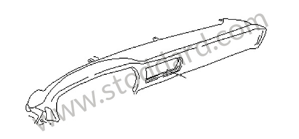 993552055006PN - DASHBOARD TRIM for Porsche 993 &bull; 1996 &bull; 993 Carrera 2 &bull; Targa &bull; Manual Gearbox, 6 Speed
