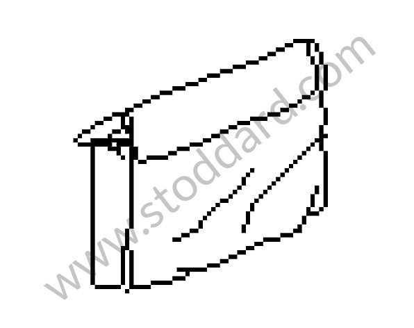 993555675025FV - LINING for Porsche 993 &bull; 1997 &bull; 993 Carrera 2 &bull; Cabrio &bull; Automatic Gearbox