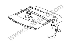 CONVERTIBLE TOP FRAME  (9935610110070C)