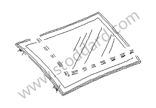99356290300 - SUNROOF for Porsche 993 &bull; 1996 &bull; 993 Carrera 2 &bull; Targa &bull; Automatic Gearbox