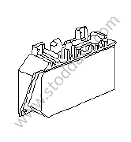 99361812501 - CONTROL UNIT for Porsche 993 &bull; 1994 &bull; 993 Carrera 2 &bull; Coupe &bull; Manual Gearbox, 6 Speed