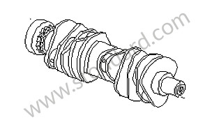 CRANKSHAFT From engine number 65X 23560 (99610201107)