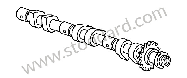 99610521655 - CAMSHAFT for Porsche Boxster 986 97-04 &bull; 2000 &bull; Boxster S 3.2 &bull; Cabrio &bull; Manual Gearbox, 6 Speed
