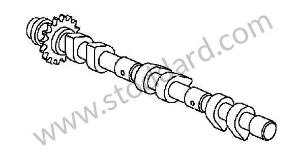 99610522105 - CAMSHAFT for Porsche Boxster 986 97-04 &bull; 2000 &bull; Boxster 2.7 &bull; Cabrio &bull; Automatic Gearbox