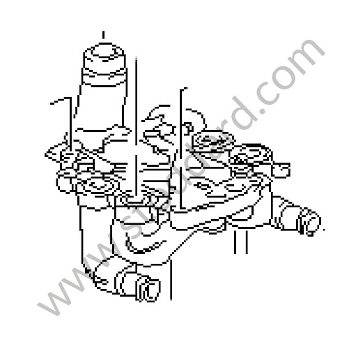 99610703373 - BRACKET for Porsche 996 Turbo &bull; 2001 &bull; 996 Turbo &bull; Coupe &bull; Automatic Gearbox