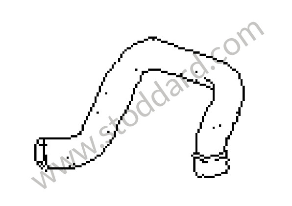 99611323904 - HOSE for Porsche Boxster 986 97-04 &bull; 1999 &bull; Boxster 2.5 &bull; Cabrio &bull; Manual Gearbox, 5 Speed