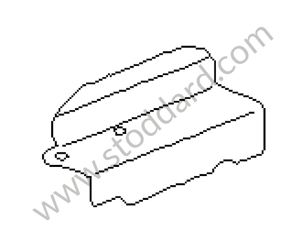 99611566172 - PROTECTIVE PLATE for Porsche 996 Turbo &bull; 2003 &bull; 996 Turbo &bull; Coupe &bull; Automatic Gearbox