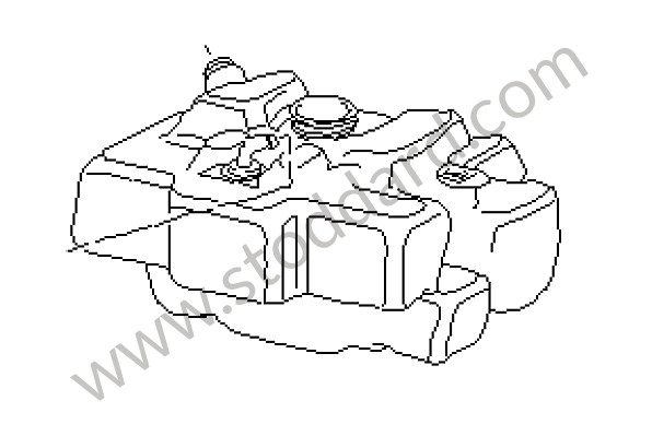 99620102102 - FUEL TANK for Porsche Boxster 986 97-04 &bull; 2001 &bull; Boxster 2.7 &bull; Cabrio &bull; Automatic Gearbox