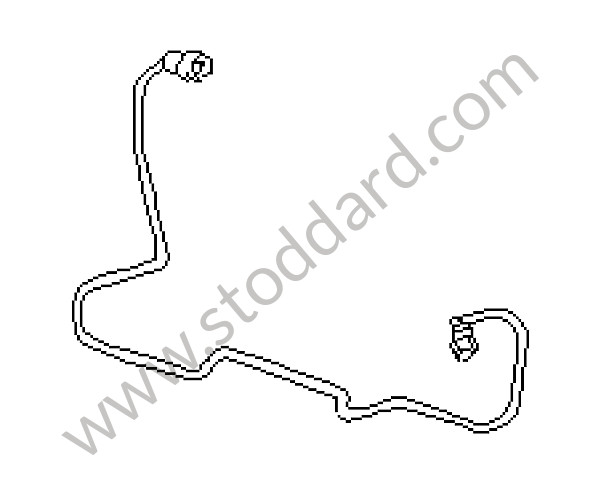 99620125190 - VENT LINE for Porsche 996 Gt3 / Gt3-1 &bull; 2000 &bull; 996 Gt3 &bull; Coupe &bull; Manual Gearbox, 6 Speed