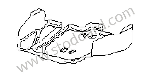 99620133100 - PROTECTIVE PLATE for Porsche Boxster 986 97-04 &bull; 1997 &bull; Boxster 2.5 &bull; Cabrio &bull; Manual Gearbox, 5 Speed
