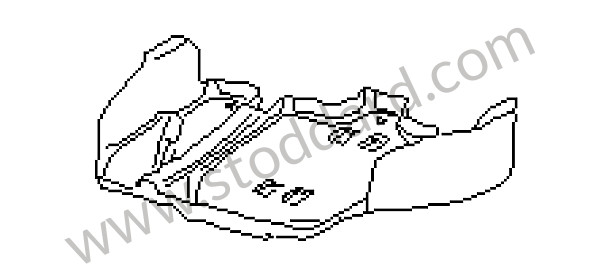 99620133100 - PROTECTIVE PLATE for Porsche 996 &bull; 2004 &bull; 996 Carrera 2 &bull; Targa &bull; Automatic Gearbox