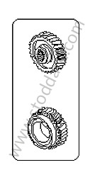 GEAR SET 5TH GEAR / 36/37 RATIO / OPTION: 911 CARRERA RS CLUBSPORT (Option code: M003) (99630295530)