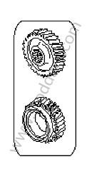 GEAR SET 6TH GEAR / 30/40 RATIO