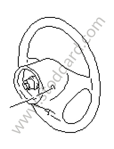 99634780464D11 - STEERING WHEEL for Porsche 996 &bull; 2002 &bull; 996 Carrera 4S &bull; Coupe &bull; Automatic Gearbox