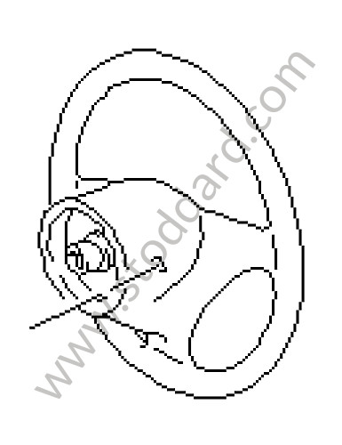 99634780464P20 - STEERING WHEEL for Porsche Boxster 986 97-04 &bull; 2000 &bull; Boxster 2.7 &bull; Cabrio &bull; Automatic Gearbox