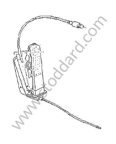 99642302309 - THROTTLE CONTROL for Porsche 996 &bull; 2004 &bull; 996 Carrera 4S &bull; Cabrio &bull; Automatic Gearbox
