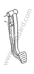 BRAKE PEDAL Left-hand drive