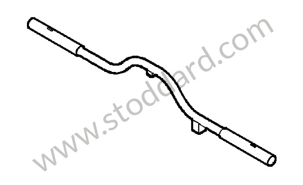 99650141100GRV - PIPE for Porsche 997 09-12 &bull; 2012 &bull; 997 C4S &bull; Targa &bull; Pdk Gearbox