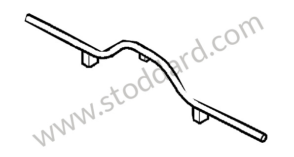 99650141100GRV - PIPE for Porsche 996 &bull; 2002 &bull; 996 Carrera 4 &bull; Targa &bull; Automatic Gearbox