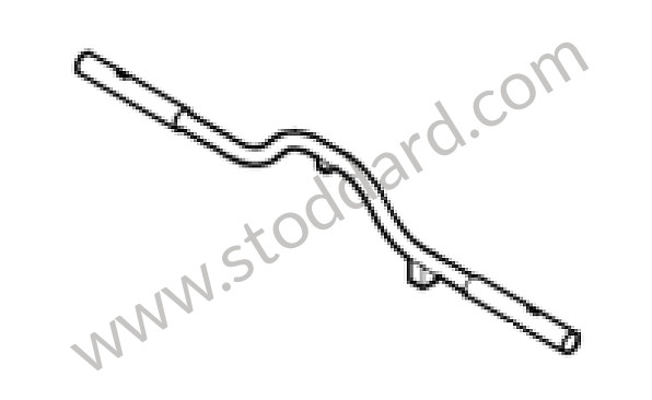 99650141100GRV - PIPE for Porsche 997 Turbo 10-13 &bull; 2012 &bull; 997 Turbo &bull; Cabrio &bull; Manual Gearbox, 6 Speed