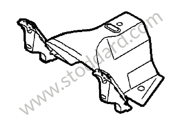 99650175100GRV - EXTENSION for Porsche 997 09-12 &bull; 2010 &bull; 997 C2S &bull; Coupe &bull; Manual Gearbox, 6 Speed