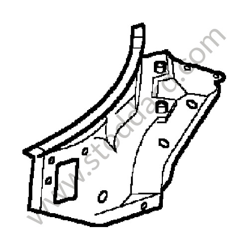 99650216200GRV - SIDE SECTION for Porsche 996 &bull; 2004 &bull; 996 Carrera 2 &bull; Cabrio &bull; Automatic Gearbox