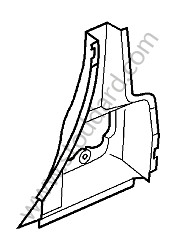 B-PILLAR REAR RIGHT (99650241601GRV)
