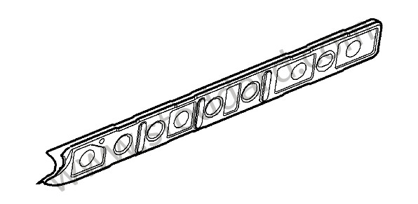 99650268301GRV - SEPARATOR for Porsche 997 09-12 &bull; 2011 &bull; 997 C2S &bull; Cabrio &bull; Manual Gearbox, 6 Speed