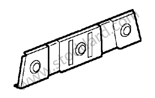99650268400GRV - SEPARATOR for Porsche 996 &bull; 1998 &bull; 996 Carrera 2 &bull; Cabrio &bull; Automatic Gearbox