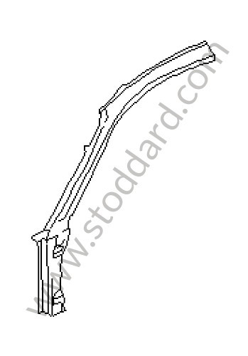 99650396603GRV - ROOF FRAME for Porsche 996 Turbo &bull; 2002 &bull; 996 Turbo Gt2 &bull; Coupe &bull; Manual Gearbox, 6 Speed