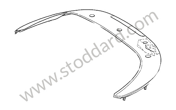 99651401101GRV - COVER for Porsche 996 &bull; 2005 &bull; 996 Carrera 4 &bull; Cabrio &bull; Manual Gearbox, 6 Speed