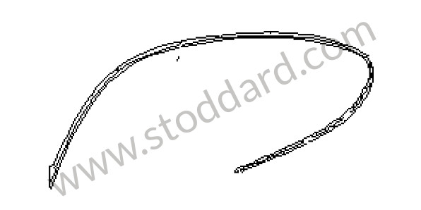 99653748204 - ROOF FRAME SEAL for Porsche 996 &bull; 2004 &bull; 996 Carrera 2 &bull; Targa &bull; Automatic Gearbox