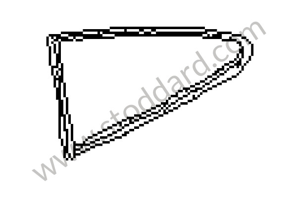 99654332501 - SEALING FRAME for Porsche 996 &bull; 2004 &bull; 996 Carrera 2 &bull; Targa &bull; Automatic Gearbox