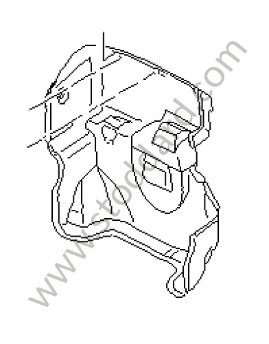 99655105116A31 - LINING for Porsche Boxster 986 97-04 &bull; 2003 &bull; Boxster 2.7 &bull; Cabrio &bull; Manual Gearbox, 5 Speed