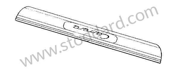 99655130305A03 - SCUFF PLATE for Porsche 996 &bull; 2004 &bull; 996 Carrera 2 &bull; Targa &bull; Automatic Gearbox