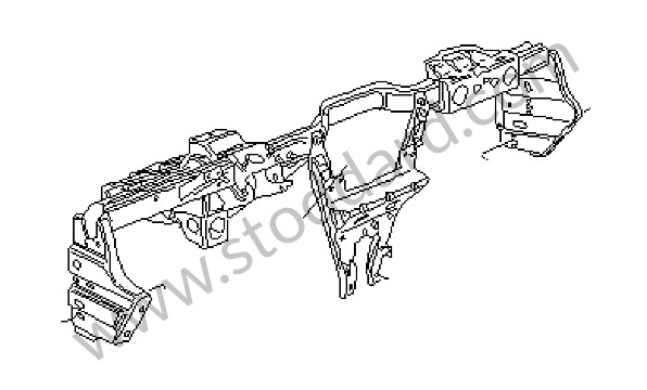 99655206112 - RETAINING FRAME for Porsche 996 &bull; 2002 &bull; 996 Carrera 4 &bull; Targa &bull; Automatic Gearbox