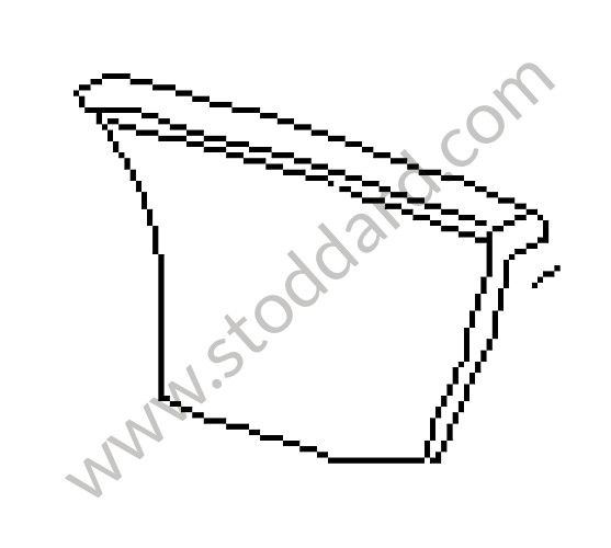 99655208905D05 - COVER for Porsche Boxster 986 97-04 &bull; 1999 &bull; Boxster 2.5 &bull; Cabrio &bull; Manual Gearbox, 5 Speed