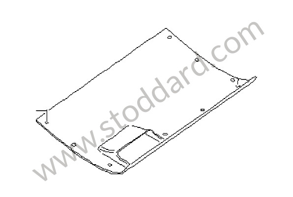 99655213300C52 - GLOVE BOX COVER for Porsche Boxster 986 97-04 &bull; 2003 &bull; Boxster 2.7 &bull; Cabrio &bull; Automatic Gearbox