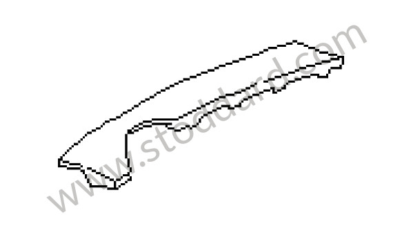 99655218504D05 - DEFROSTER TRIM for Porsche Boxster 986 97-04 &bull; 1999 &bull; Boxster 2.5 &bull; Cabrio &bull; Manual Gearbox, 5 Speed