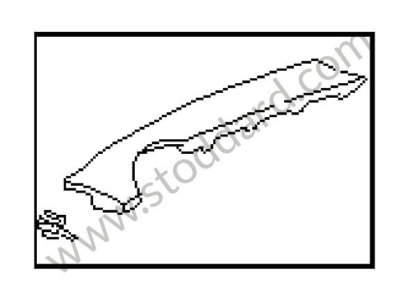 99655218504D05 - DEFROSTER TRIM for Porsche 996 &bull; 1998 &bull; 996 Carrera 2 &bull; Coupe &bull; Manual Gearbox, 6 Speed
