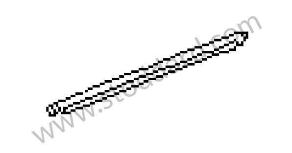 99655295900C51 - MOULDING for Porsche Boxster 986 97-04 &bull; 2000 &bull; Boxster 2.7 &bull; Cabrio &bull; Manual Gearbox, 5 Speed