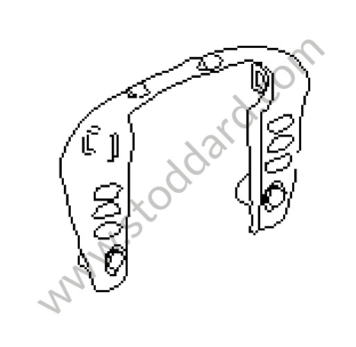 99655296708G11 - TRIM FOR SWITCH for Porsche Boxster 986 97-04 &bull; 2003 &bull; Boxster 2.7 &bull; Cabrio &bull; Manual Gearbox, 5 Speed